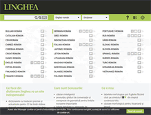 Tablet Screenshot of dictionare.linghea.ro